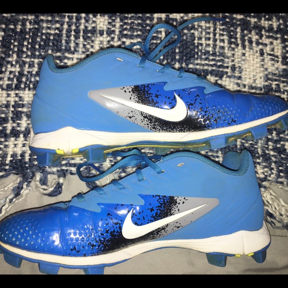 Nike Men’s Baseball Cleats Vapor Elite Blue Size 8